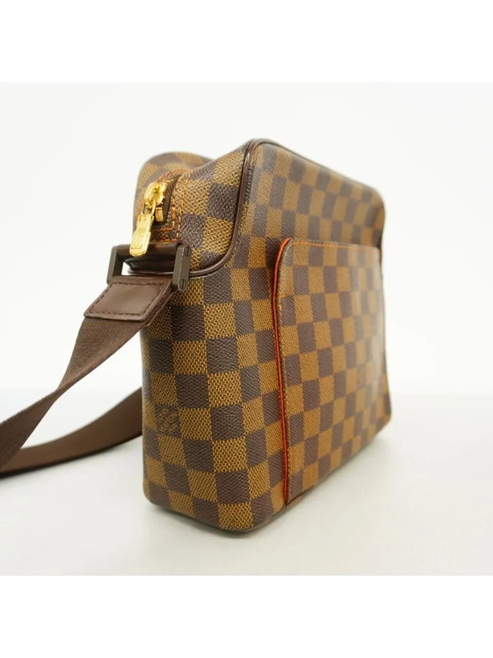 Louis Vuitton Shoulder Bag Damier Olaf PM Ebene
